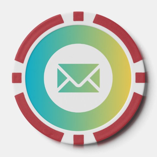 Poker Chips Mail ポーカーチップ (正面)