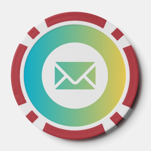 Poker Chips Mail ポーカーチップ (裏面)