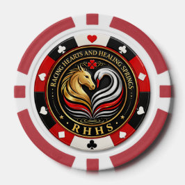 Poker Chips - Racing Hearts and Healing Springs ポーカーチップ