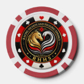 Poker Chips - Racing Hearts and Healing Springs ポーカーチップ (裏面)