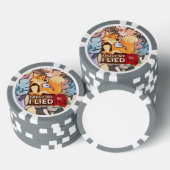 Poker Chips : Trust Me I Lied (grey) ポーカーチップ (積み重ね)