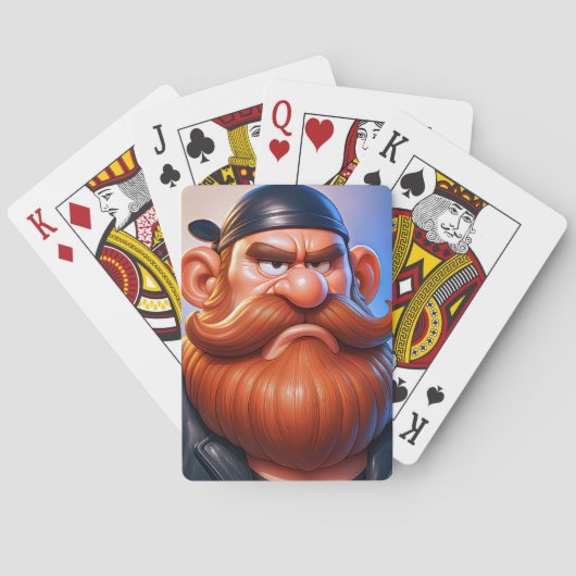 Poker Deck Tough Face トランプ (裏面)