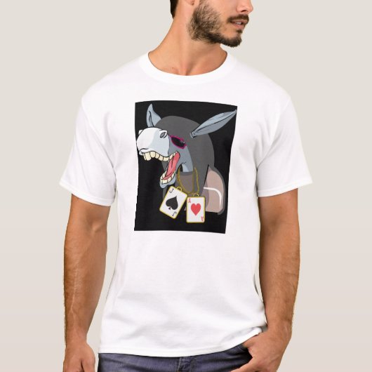 Poker Donkey Tシャツ (正面)