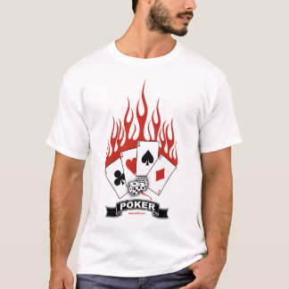 Poker flaming t-shirt tシャツ