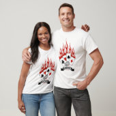 Poker flaming t-shirt tシャツ (ユニセックス)