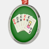 Poker Full House メタルオーナメント (左)