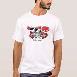 Poker heart tシャツ