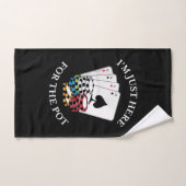 Poker I Am Just Here For The Pot ハンドタオル (ハンドタオル)