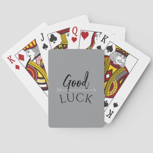 Poker Karten Good Luck トランプ (裏面)