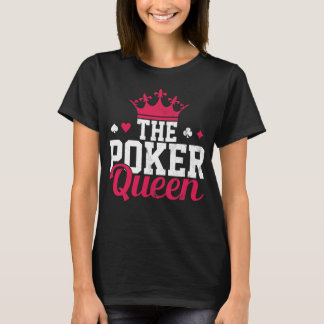 Poker Königin Prinzessin Mädchen Tシャツ