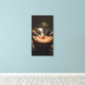 Poker Night キャンバスプリント (インサイチュ (ウッドフロア))