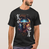 Poker Player Apparel Zodiac Sign Edition Taurus Tシャツ (正面)