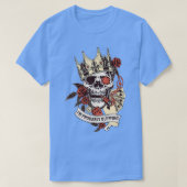 Poker Player Skeleton I'm Probably Bluffing King G Tシャツ (デザイン正面)
