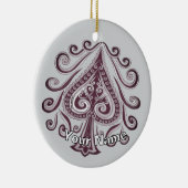 Poker Spades  セラミックオーナメント (右)