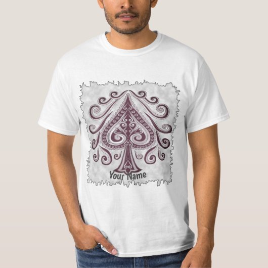 Poker Spades  Tシャツ (正面)