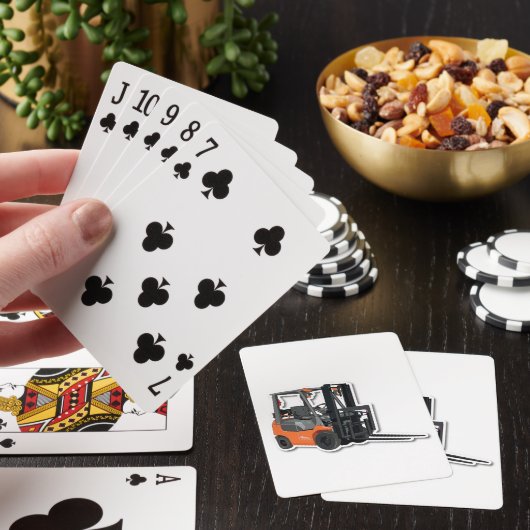 Poker-Spielkarten mit Gabelstapler-Design トランプ (インサイチュ)