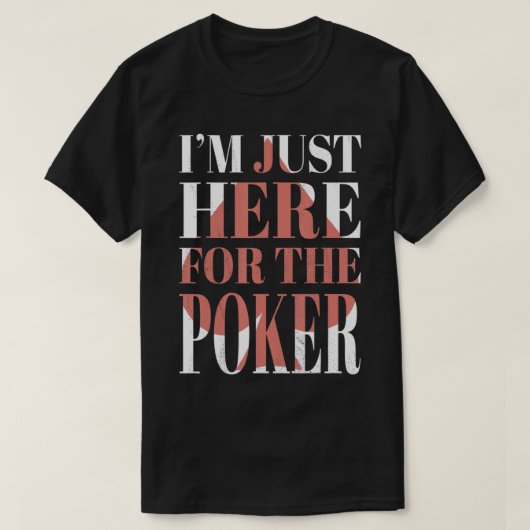 Poker  tシャツ (デザイン正面)