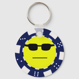 pokerfaceの青 キーホルダー