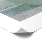 Pola.B.Alexによる紫色のクロッカスの花のアートポスター ポスター (角)