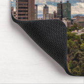 Polancoメキシコシティのホテルからのスカイライン マウスパッド (コーナー)