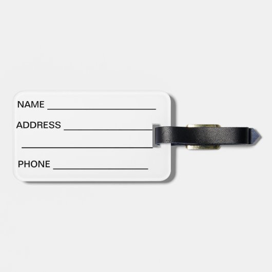 POLANDラゲッジタグ ラゲッジタグ (裏面横)