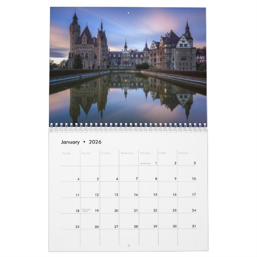 Poland 2026 Photo Calendar カレンダー (1月 2026)