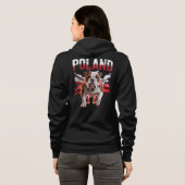 Poland Bulldogs Proud Dog Lovers Apparel for Fans パーカ (裏面フル)