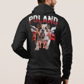 Poland Bulldogs Proud Dog Lovers Apparel for Fans パーカ (裏面)