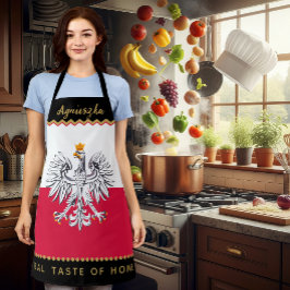 Poland Chefs Apron, Polish Flag Apron エプロン