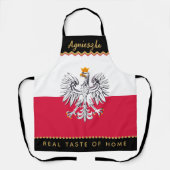 Poland Chefs Apron, Polish Flag Apron エプロン (正面)