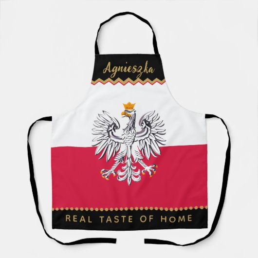 Poland Chefs Apron, Polish Flag Apron エプロン (正面)