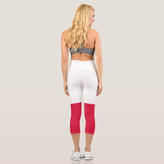 Poland Flag カプリレギンス (裏面)