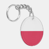 Poland Flag キーホルダー (正面左)