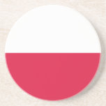 Poland Flag コースター<br><div class="desc">Patriotic flag of Poland.</div>