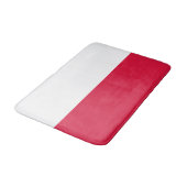 Poland Flag バスマット (アングル)