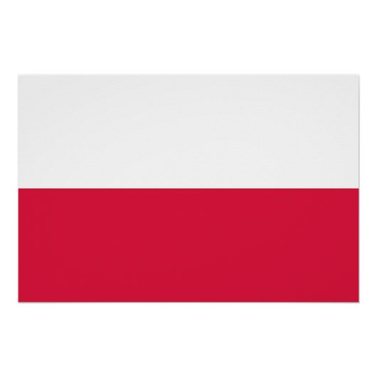 Poland Flag ポスター (正面)