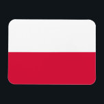 Poland Flag マグネット<br><div class="desc">Patriotic flag of Poland.</div>