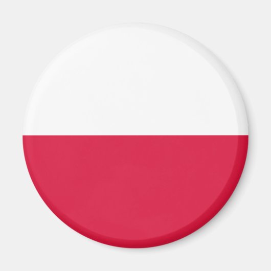 Poland Flag マグネット (正面)