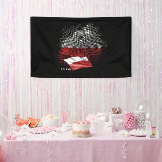 Poland flag 横断幕 (パーティー)