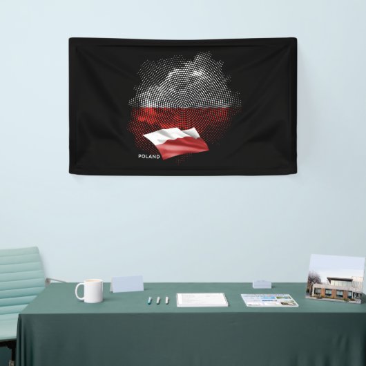 Poland flag 横断幕 (トレードショー)
