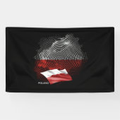 Poland flag 横断幕 (横)