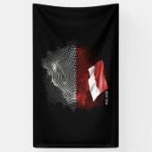 Poland flag 横断幕 (縦)