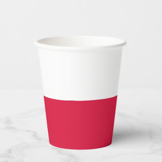 Poland Flag 紙コップ (正面)