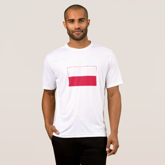 Poland Flag Tシャツ (正面フル)
