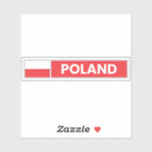 Poland National Flag シール (シート)