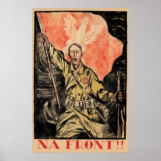 Poland Propaganda Polish-Soviet war 1920s To the ポスター (正面)