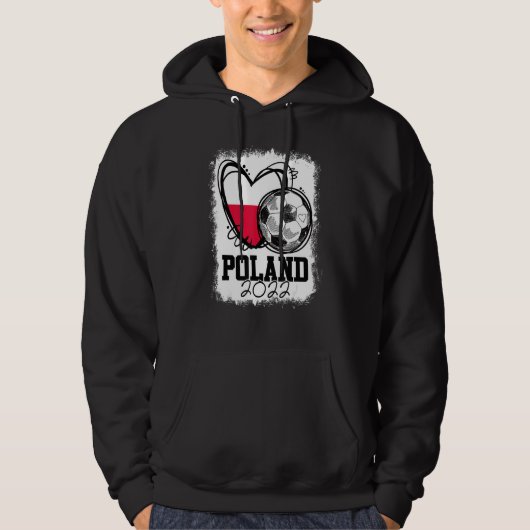Poland Soccer Polish Flag Polska Love Country Prid パーカ (正面)