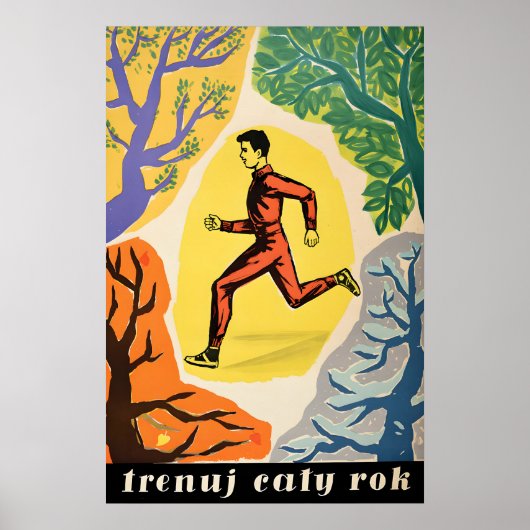 Poland Sports Promotion poster All year round ポスター (正面)