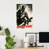 Poland WWII Propaganda Poster Come With Us ポスター (ホームオフィス)