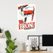 Poland WWII Propaganda Poster To the arms in the ポスター (ホームオフィス)